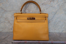 画像をギャラリービューアに読み込む, HERMES／エルメス ケリー28 クシュベル ジョーヌ 〇Y刻印 ショルダーバッグ 700110026
