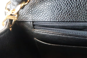 CHANEL/香奈儿 V线 链条包 荔枝皮 Black/Gold hadware(黑色/金色金属) 肩背包 600030059