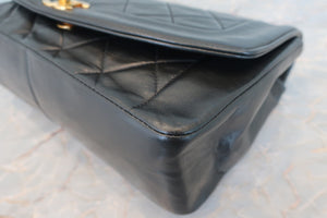 CHANEL/シャネル ダイアナマトラッセチェーンショルダーバッグ ラムスキン ブラック/ゴールド金具 ショルダーバッグ 700060141