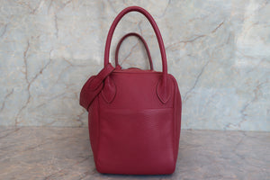 HERMES／エルメス リンディ30 トリヨンクレマンス ルビー □R刻印 ショルダーバッグ 700030213