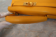 画像をギャラリービューアに読み込む, HERMES／エルメス ケリー28 クシュベル ジョーヌ 〇Y刻印 ショルダーバッグ 700110026
