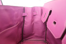 將圖片載入圖庫檢視器 HERMES／エルメス バーキン35 クシュベル シクラメン □H刻印 ハンドバッグ 800010147
