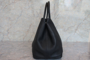 HERMES GARDEN PARTY PM Negonda leather Black □L刻印 Tote bag 600070150