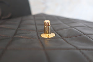 CHANEL Mini Matelasse single flap chain shoulder bag Lambskin Black/Gold hadware Shoulder bag 600060060