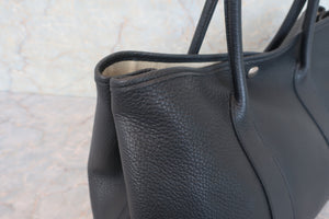 HERMES GARDEN PARTY PM Negonda leather Black □L刻印 Tote bag 600070150