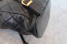 Load image into Gallery viewer, CHANEL Matelasse chain back pack Lambskin Black/Gold hadware Back pack 800060015
