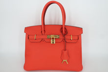 画像をギャラリービューアに読み込む, HERMES／エルメス バーキン30 トゴ カプシーヌ □P刻印 ハンドバッグ 800100086
