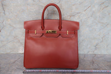 画像をギャラリービューアに読み込む, HERMES／エルメス オータクロア32 ボックスカーフ ブリック □B刻印 ハンドバッグ 700050001
