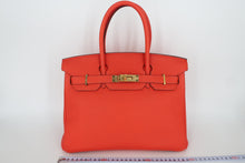 画像をギャラリービューアに読み込む, HERMES／エルメス バーキン30 トゴ カプシーヌ □P刻印 ハンドバッグ 800100086
