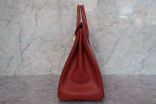 画像をギャラリービューアに読み込む, HERMES／エルメス オータクロア32 ボックスカーフ ブリック □B刻印 ハンドバッグ 700050001
