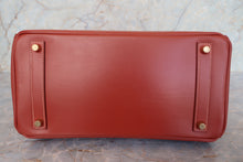 画像をギャラリービューアに読み込む, HERMES／エルメス オータクロア32 ボックスカーフ ブリック □B刻印 ハンドバッグ 700050001
