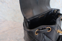 Load image into Gallery viewer, CHANEL Matelasse chain back pack Lambskin Black/Gold hadware Back pack 800060015

