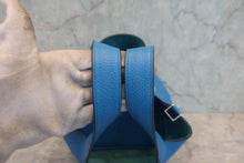 画像をギャラリービューアに読み込む, HERMES／エルメス ピコタンロックＭＭ トリヨンクレマンス ブルーザンジバル X刻印 ハンドバッグ 800040081
