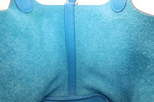 将图片加载到图库查看器，HERMES PICOTIN LOCK PM Clemence leather Blue zanzibar A刻印 Hand bag 800010199
