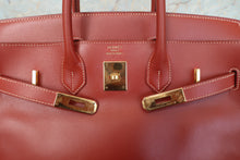 画像をギャラリービューアに読み込む, HERMES／エルメス オータクロア32 ボックスカーフ ブリック □B刻印 ハンドバッグ 700050001
