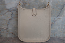 Load image into Gallery viewer, HERMES  EVELYNE TPM Clemence leather Craie W Engraving Shoulder bag 700050043

