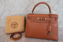 画像をギャラリービューアに読み込む, HERMES／エルメス ケリー28 クシュベル ゴールド 〇T刻印 ショルダーバッグ 700070058
