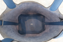 Load image into Gallery viewer, HERMES PICOTIN LOCK PM Clemence leather Blue brighton X Engraving Hand bag 600070148
