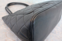 Load image into Gallery viewer, CHANEL Medallion Tote Caviar skin Black/Gold hadware Tote bag 800090022
