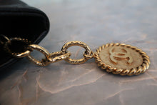 Load image into Gallery viewer, CHANEL Medallion Tote Caviar skin Black/Gold hadware Tote bag 800090022
