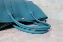 將圖片載入圖庫檢視器 HERMES／エルメス ガーデンパーティTPM ネゴンダ コバルト X刻印 トートバッグ 700100012
