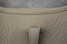 Load image into Gallery viewer, HERMES  EVELYNE TPM Clemence leather Craie W Engraving Shoulder bag 700050043
