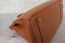 画像をギャラリービューアに読み込む, HERMES／エルメス バーキン35 ヴォーエプソン ゴールド □J刻印 ハンドバッグ 700040238
