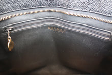 Load image into Gallery viewer, CHANEL Medallion Tote Caviar skin Black/Gold hadware Tote bag 800090022
