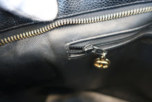 Load image into Gallery viewer, CHANEL Medallion Tote Caviar skin Black/Gold hadware Tote bag 800090022
