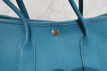 將圖片載入圖庫檢視器 HERMES／エルメス ガーデンパーティTPM ネゴンダ コバルト X刻印 トートバッグ 700100012
