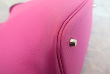 将图片加载到图库查看器，HERMES PICOTIN LOCK MM Clemence leather Magnolia C刻印 Hand bag 800010163
