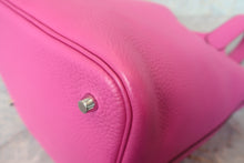 将图片加载到图库查看器，HERMES PICOTIN LOCK MM Clemence leather Magnolia C刻印 Hand bag 800010163
