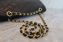 Load image into Gallery viewer, CHANEL Matelasse Paris Limited double flap chain shoulder bag Lambskin Black/Gold hadware Shoulder bag 600060069
