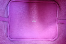 将图片加载到图库查看器，HERMES PICOTIN LOCK MM Clemence leather Magnolia C刻印 Hand bag 80010163
