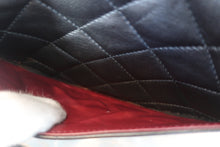 Load image into Gallery viewer, CHANEL Paris Limited Mini Matelasse double flap chain shoulder bag Lambskin Black/Gold hadware Shoulder bag 700120143
