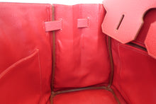 Load image into Gallery viewer, HERMES BIRKIN 35 Ardennes leather Rouge vif 〇Y Engraving Hand bag 600080230
