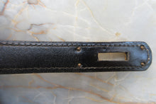 Load image into Gallery viewer, HERMES KELLY 28 Box carf leather  Black Hand bag 700070206
