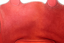 将图片加载到图库查看器，HERMES PICOTIN LOCK MM Clemence leather Rouge pivoine □R刻印 Hand bag 800040059
