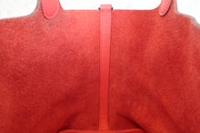 将图片加载到图库查看器，HERMES PICOTIN LOCK MM Clemence leather Rouge pivoine □R刻印 Hand bag 800040059
