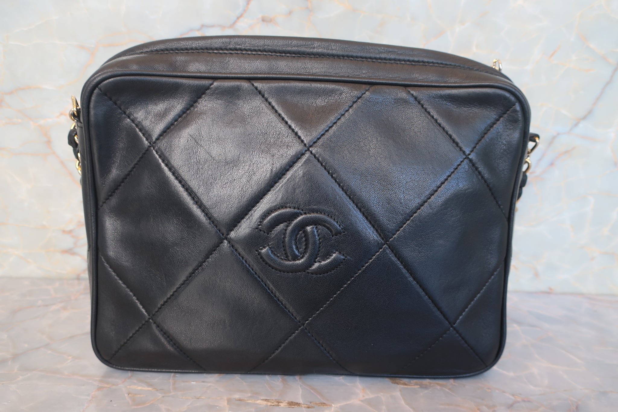 CHANEL/シャネル ココマークフリンジチェーンショルダーバッグ