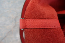 将图片加载到图库查看器，HERMES PICOTIN LOCK MM Clemence leather Rouge pivoine □R刻印 Hand bag 800040059
