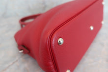 将图片加载到图库查看器，HERMES／BOLIDE 31 Clemence leather Rouge garance □L刻印 Shoulder bag 600050052
