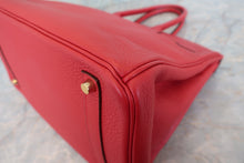 画像をギャラリービューアに読み込む, HERMES／エルメス バーキン35 トリヨンクレマンス ルージュカザック □Q刻印 ハンドバッグ 700020171
