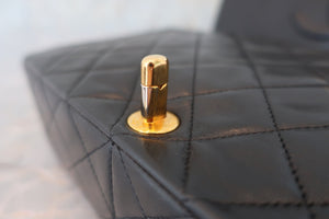 CHANEL/香奈儿 CF 单盖 链条包 羊皮 Black/Gold hadware(黑色/金色金属) 肩背包 600060095