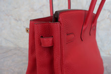 画像をギャラリービューアに読み込む, HERMES／エルメス バーキン35 トリヨンクレマンス ルージュカザック □Q刻印 ハンドバッグ 700020171

