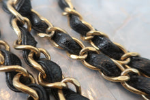 Load image into Gallery viewer, CHANEL  V-Stitch chain shoulder bag Caviar skin Black/Gold hadware Shoulder bag 800010228
