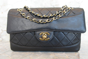 CHANEL/シャネル マトラッセチェーンショルダーバッグ ラムスキン ブラック/ゴールド金具 ショルダーバッグ 700070164