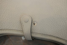 将图片加载到图库查看器，HERMES EVELYNE TPM Clemence leather New white B刻印 Shoulder bag 600080213
