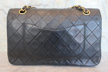 画像をギャラリービューアに読み込む, CHANEL/シャネル マトラッセＷフラップＷチェーンショルダーバッグ ラムスキン ブラック/ゴールド金具 ショルダーバッグ 800070182
