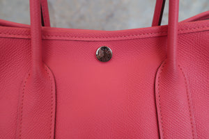 HERMES GARDEN PARTY TPM Epsom leather Rose azalee A刻印 Tote bag 600050030